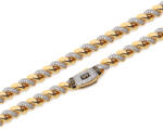 Heratis Forever Monaco Chain Lánc Loop Alternate Pavé Lock 6 mm IZ31332