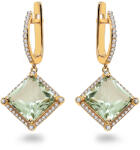 Elegáns fülbevaló zöld ametiszttel 4, 42 ct DIHU088N