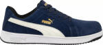 PUMA Iconic Suede Navy Low S1PL ESD FO HRO SR munkavédelmi cipő (PUM-640020-42) - ezermesterszerszam