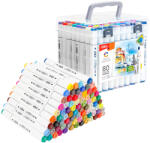 Deli Sketch Marker Készlet Kétvégű Alkoholos 80 Darab/Készlet Color Emotion (DEL7080380)