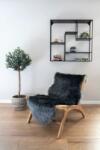 House Nordic Покривало за легло Lambskin Artificial 60 x 180 cm (3981213)