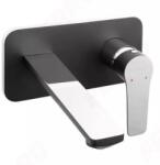 FERRO Doris Black/chrome Falsík Alá építhető Mosdócsaptelep, Króm/fekete Bdo3pablc (bdo3pablc)