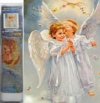 NORIMPEX - Puzzle Pictura cu diamant: Ingeri in rai 30x40cm - 1 - 39 piese