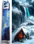 NORIMPEX - Puzzle Pictura cu diamant: Cabana iarna 80x40 cm - 1 - 39 piese