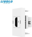 LIVOLO Modul priza Livolo, HDMI 1M, alb (VL-FCHD-1WP)