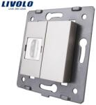 LIVOLO Modul Priză Livolo, simplă HDMI, gri (VL-C7-1HD-15)