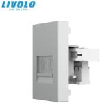 LIVOLO Modul priza Livolo, telefon RJ11, 1M, gri (VL-FCTP-1IP)