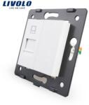 LIVOLO Modul Priză Livolo, simplă rețea calculator, RJ45, alb (VL-C7-1C-11)
