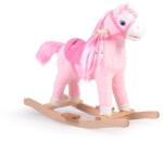 Moni Toys Люлка плюшена кон Rose розов (106086) - Latinka