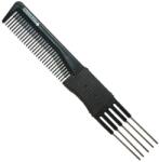 Chrom Well Professional Ceramic Fésű Tincsező Villás 190mm (GCC10039) - Fekete (PFS0121)