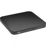 LG Ultra slim portable dvd-r black hitachi-lg gp90nb70, gp90nb70 series, dvd write /read speed: 8x, cd write/read speed: 24x, usb 2.0, buffer 0.75mb, 144 (GP90NB70)