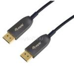 Equip Kábel - 119441 (Aktív, DisplayPort 1.4, apa/apa, 8K/60Hz, HDCP/HDR/DSC/MST, aranyozott, 15m) (EQUIP_119441) (EQUIP_119441)