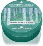 The Country Candle Company White Birch & Rain teamécses 42 g