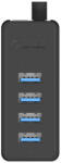 ORICO W5P-100 USB-ről 4x USB 3.0 Hub Adapter (fekete) W5P-U3-100-BK-EP-IP