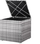CASARIA Tároló doboz 75x75x70 cm - szürke (109153)