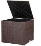 CASARIA Tároló doboz 75x75x70 cm - barna (108954)