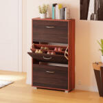 CASARIA Cipős szekrény 115x60x24 cm - barna (100529)