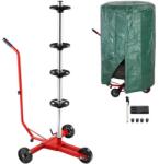 Monzana Gumiabroncstartó 120x59x80 cm - piros (108852)