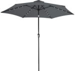 Kingsleeve LED napernyő Florida Ø300 cm - antracit (107004)