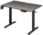 Casaria® Magasságban állítható irodai asztal 110x60x118 cm - barna (109357)