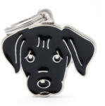 My Family medalion - Labrador 1 buc - negru