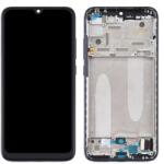  56000700K200 Xiaomi Mi A3 / CC9e Fekete OEM kijelző érintővel kerettel előlap (56000700K200)