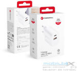 Forcell F-ENERGY TFK-TC-35WPD travel charger Type C + USB A PD QC4.0 3A 35W white