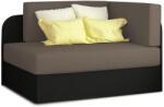 Canapea extensibila mica ROSA, gri-maro/neagra Canapea