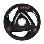 HMS TOX10 gumírozott olimpiai súly, 10 kg/51 mm Súlytárcsa