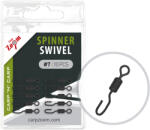 Carp Zoom CZ Spinner Swivel gyorskapocs, #7, matt fekete, 10 db (CZ4708)