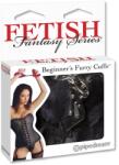 Pipedream Beginner's Furry Cuffs Black
