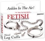 Pipedream Metal Leg Cuffs Silver