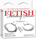 Pipedream Beginner's Metal Cuffs Silver