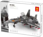 WANGE 4001 - Hordozó alapú vadászgép építőjáték - 100% kompatibilis minden más kedvelt márkával