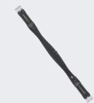 PRESTIGE Italia Sima bőr heveder, fekete - 125 cm