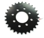 Erősített fekete lánckerék 28 foggal Hercules Prima 1, 2, 3, 4, 5, 6, MP MF M HR Hobby Rider, P MX SX, Optima Pronto, Presto, Garelli Cross 40, KTM 505 Automatik, 2 sebességes, Zündapp, Hercules, Puch