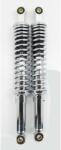  Króm lengéscsillapító 395mm hidraulikus, 5 fokozatban állítható, 10mm/12mm perselyekkel Zündapp, Hercules, Kreidler, Puch, mofa, moped, mokick számára Diverse / Import Futómű és fék alkatrész Lengéscs