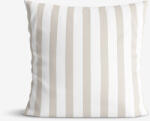 Goldea pamut párnahuzat - latte csíkos 40 x 60 cm