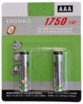  AAA tölthető elem 1750 mAh [2 darab]