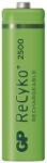 GP Batteries ReCyko 2450mAh NiMh HR6 AA 4db tölthető ceruza elem B21254 (GP-B21254)