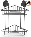 TEKNO TEL ЕТАЖЕРКА TEKNO TEL DM-257 , 2 нива/вакуум , Matte Black (7774150042)