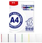 AURO Plic Euro A4 50 m transparent cu marcaj colorat (50 buc)
