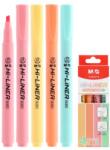 M&G Highlighter M&G Hi-Liner Pastel - set de 4 culori