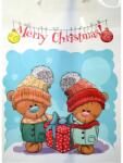 Cardex Ajándéktáska Karácsonyi macikkal és Merry Christmas felirattal 32,5x45,5x10 cm HTY003/merry