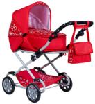 New Baby Cărucior pentru păpuşi Monika roşu (CAR-29159)