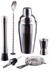 Berlinger Haus BH-8546 Black Sivler Collection bartender szett, 6 db-os (BH-8546)
