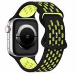 Gigapack Apple Watch Series Pótszíj, fekete/sárga (149570) (GP-149570)