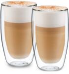 Klarstein Glaswerk Carajillo, thermo poharak dupla üveggel, 450 ml, kézműves, boroszilikát üveg (-)