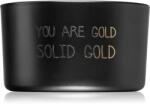 My Flame Lifestyle Warm Cashmere You Are Gold, Solid Gold illatgyertya fa kanóccal 9x5 cm