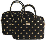 Wonder Csodás Aktatáska Laptophoz 17 hüvelykes arany pöttyös